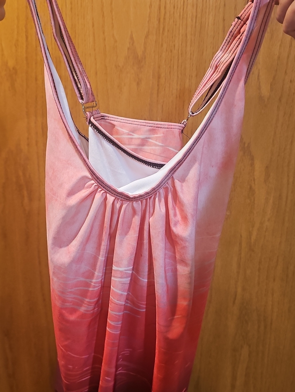 Criss Cross Tankini Swim Suit Top
